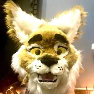 Fursuit Wildcat Mascot Head